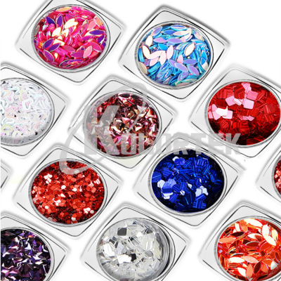 Currently Popular in the US Bulk Glitter Nail Art Decoration Own Logo