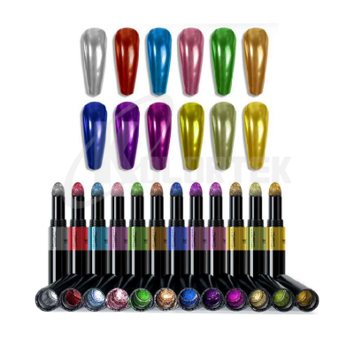 No brand custom nail painting 12 colors private label beauty gift polish nail polish gel pen set